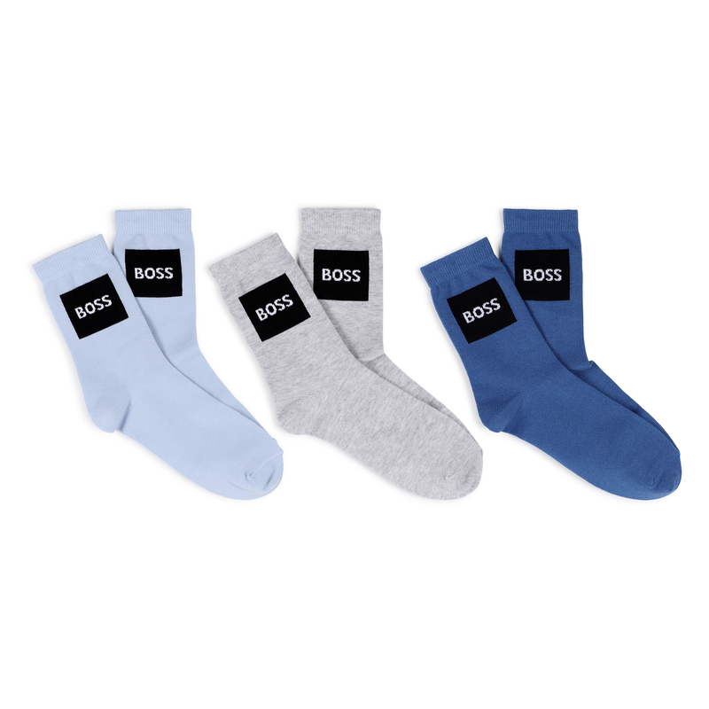 LOT DE 3 PAIRES DE CHAUSSETTES BOSS 
                        GARCON