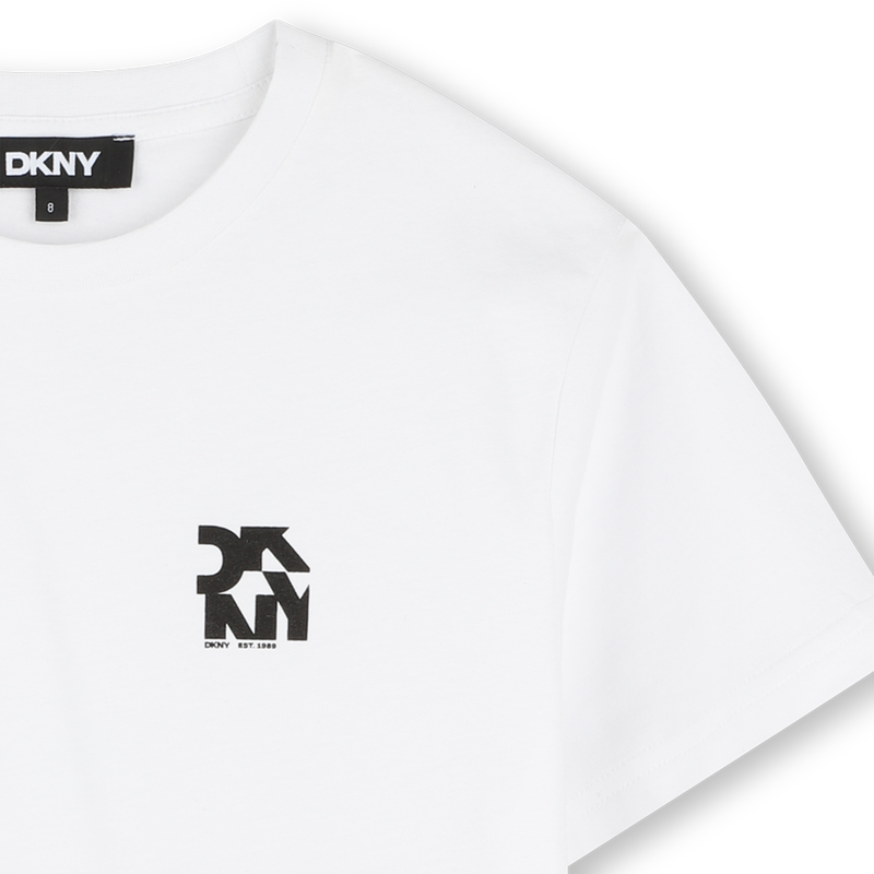 T-shirt manches courtes coton DKNY 
                    UNISEXE