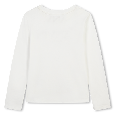 T-shirt avec sigle paillet&eacute; LANVIN FILLE