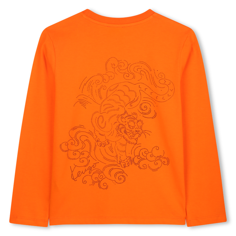 T-shirt &agrave; manches longues KENZO KIDS 
                        GARCON