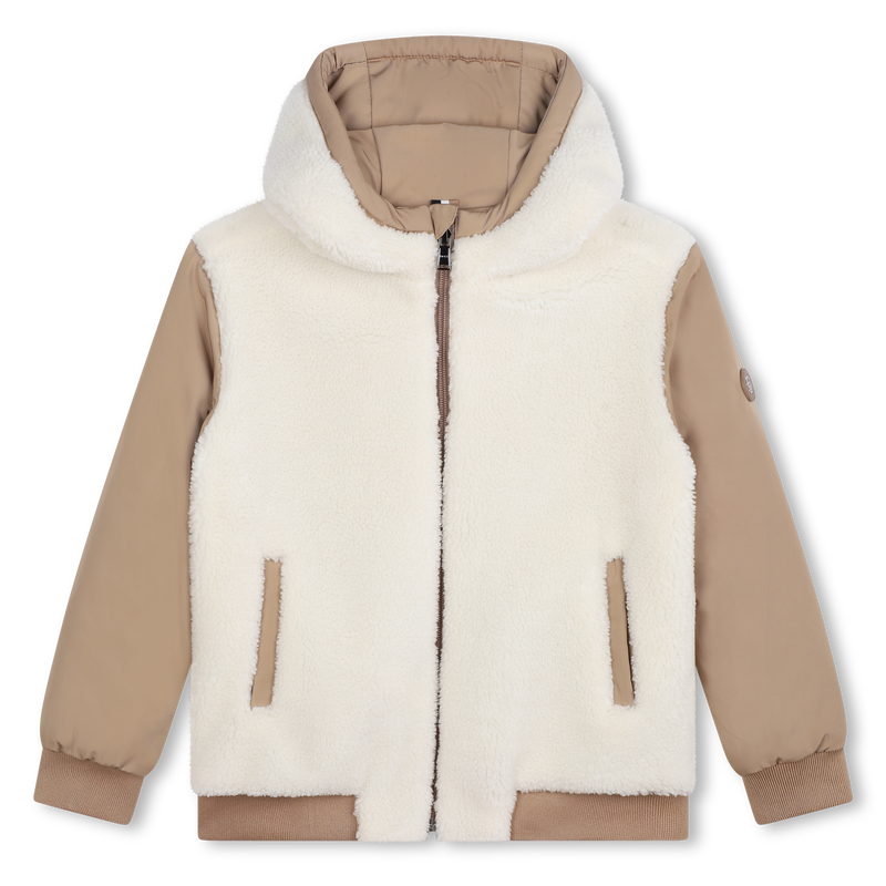 Blouson à capuche réversible BOSS 
                    GARCON