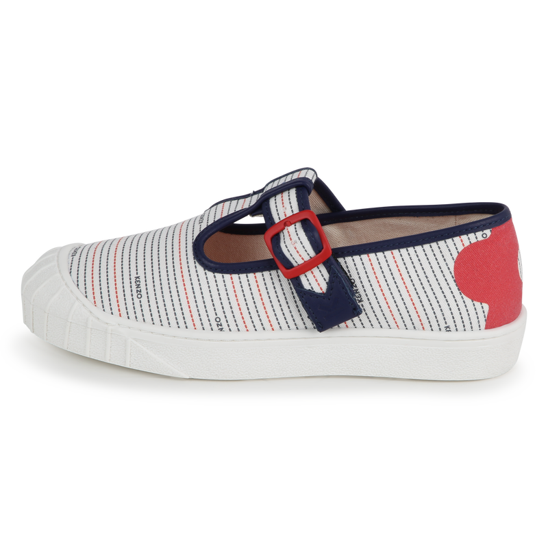 Baskets à boucles en toile KENZO KIDS 
                    UNISEXE