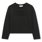 T-shirt manches longues en jersey, BLACK, hi-res