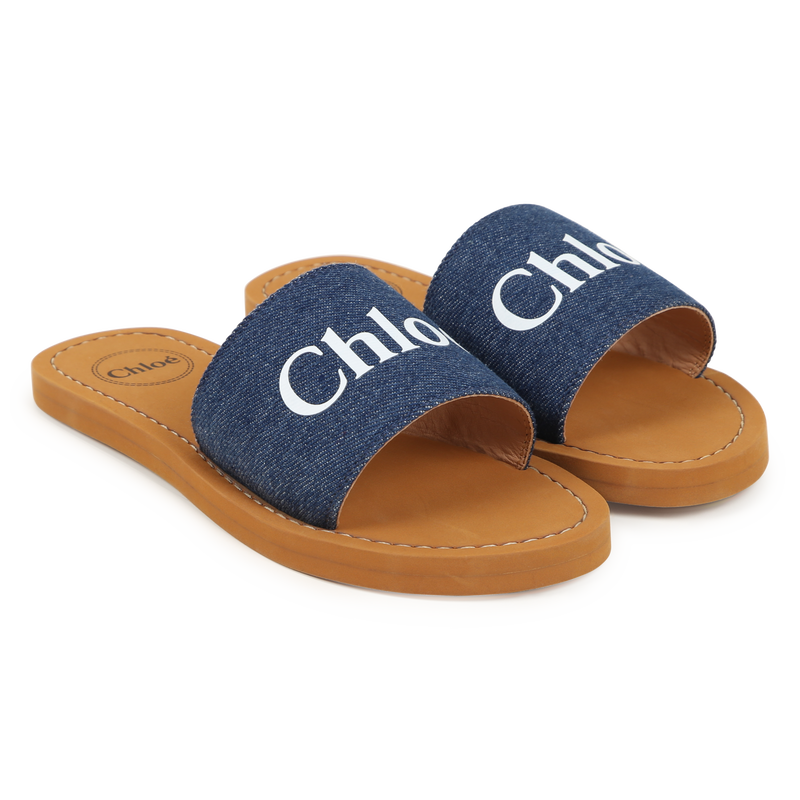 Claquettes en denim CHLOE 
                    FILLE