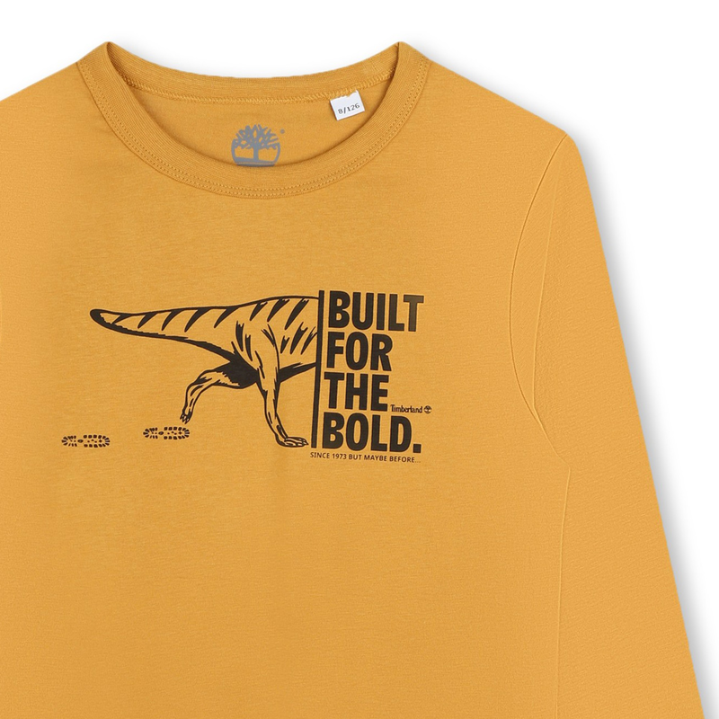 T-shirt &agrave; imprim&eacute; et message TIMBERLAND 
                        GARCON