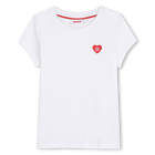 Tee-shirt manches courtes, BLANC, hi-res