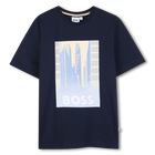 Tee-shirt manches courtes, BLEU CARGO, hi-res