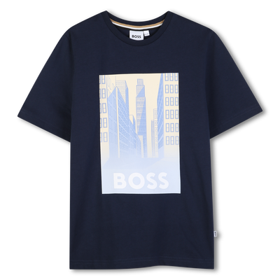 TEE-SHIRT MANCHES COURTES BOSS GARCON