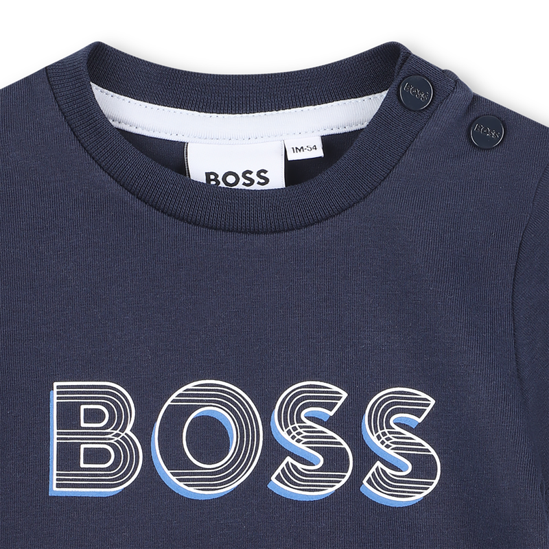 T-shirt avec imprimé logo BOSS 
                    GARCON