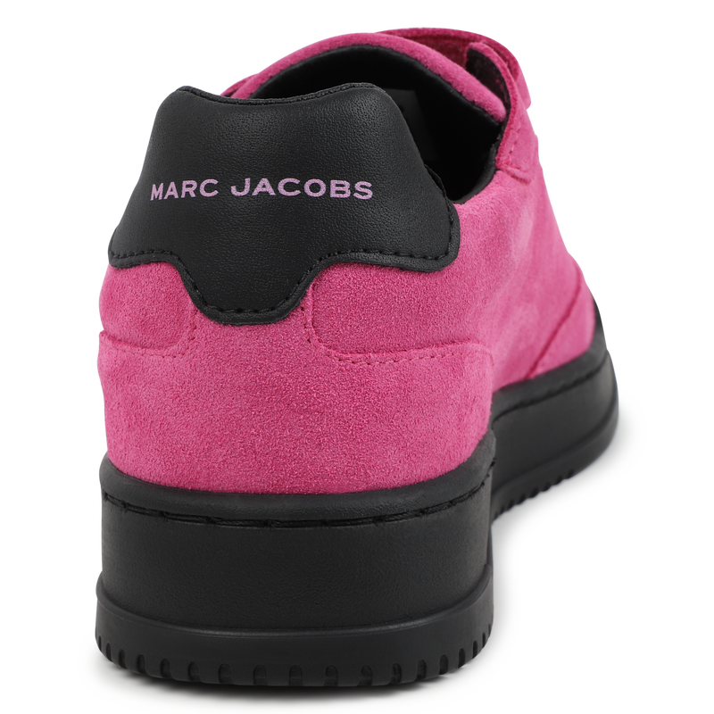 Baskets en cuir  de vachette à lacets THE MARC JACOBS 
                    FILLE