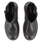 Bottes motard en cuir de vachette DKNY 
                    FILLE