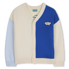 Gilet en maille col v KENZO KIDS 
                    GARCON