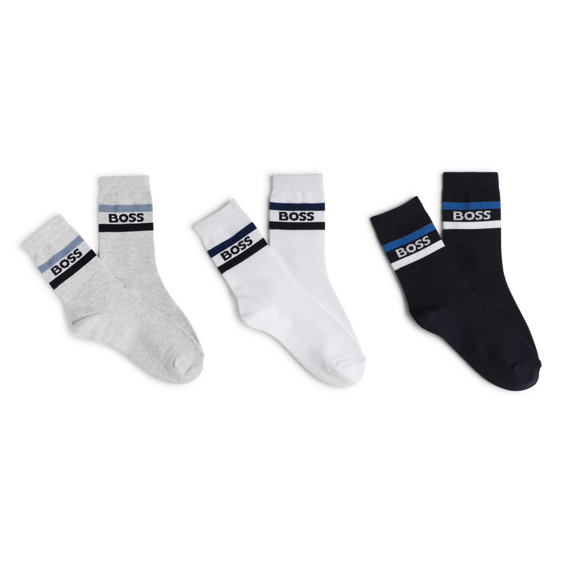 Lot de 3 paires de chaussettes BOSS 
                    GARCON