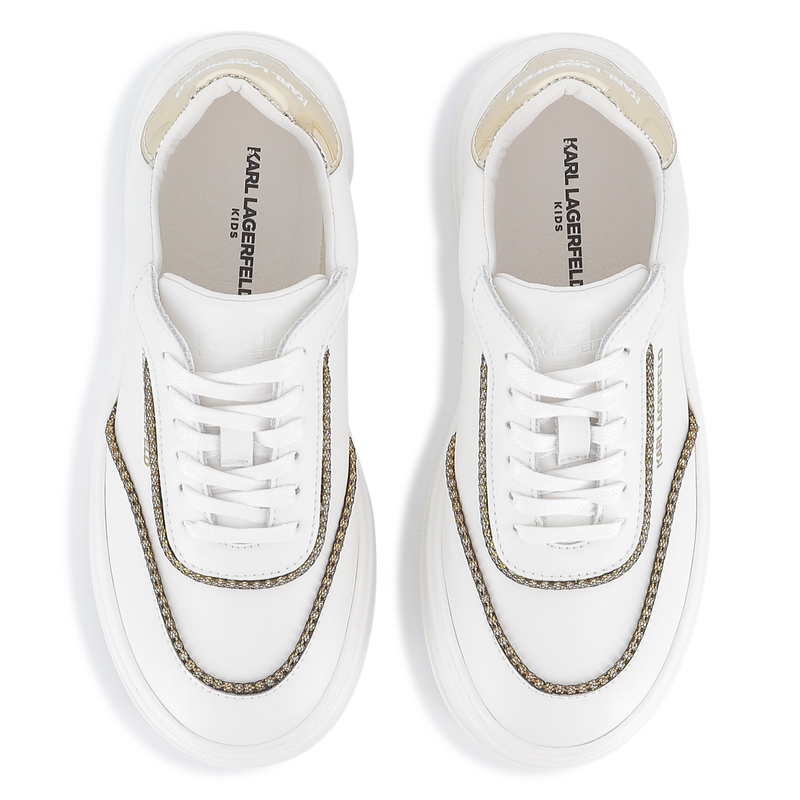 Baskets basse à lacets KARL LAGERFELD KIDS 
                    FILLE