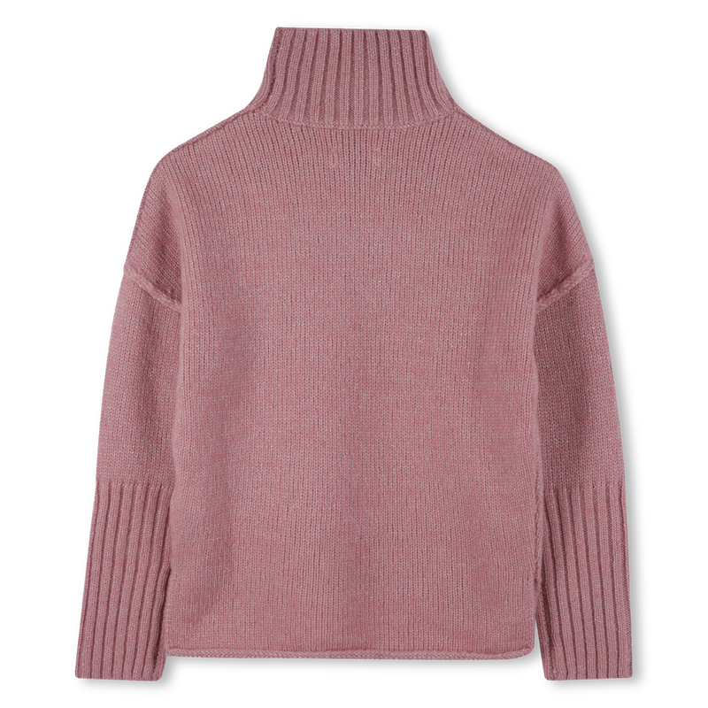 Pull m&eacute;tallis&eacute; motif jacquard ZADIG & VOLTAIRE 
                        FILLE