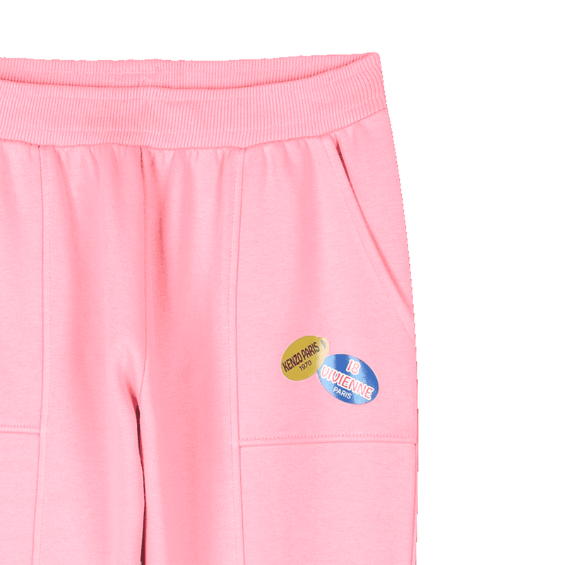 Pantalon jogging avec d&eacute;coupes KENZO KIDS 
                        FILLE