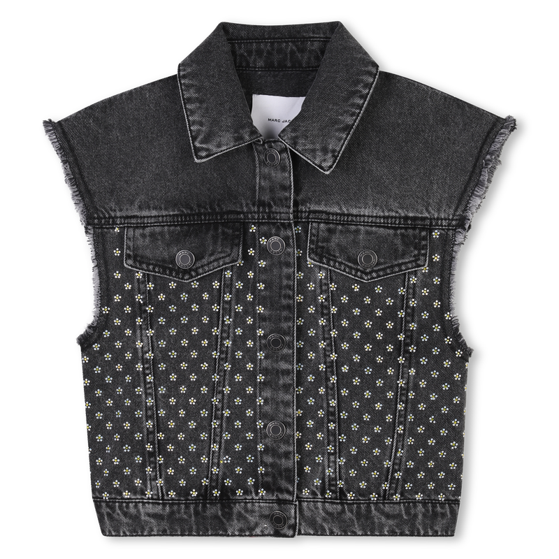 Veste sans manche en jean THE MARC JACOBS 
                    FILLE