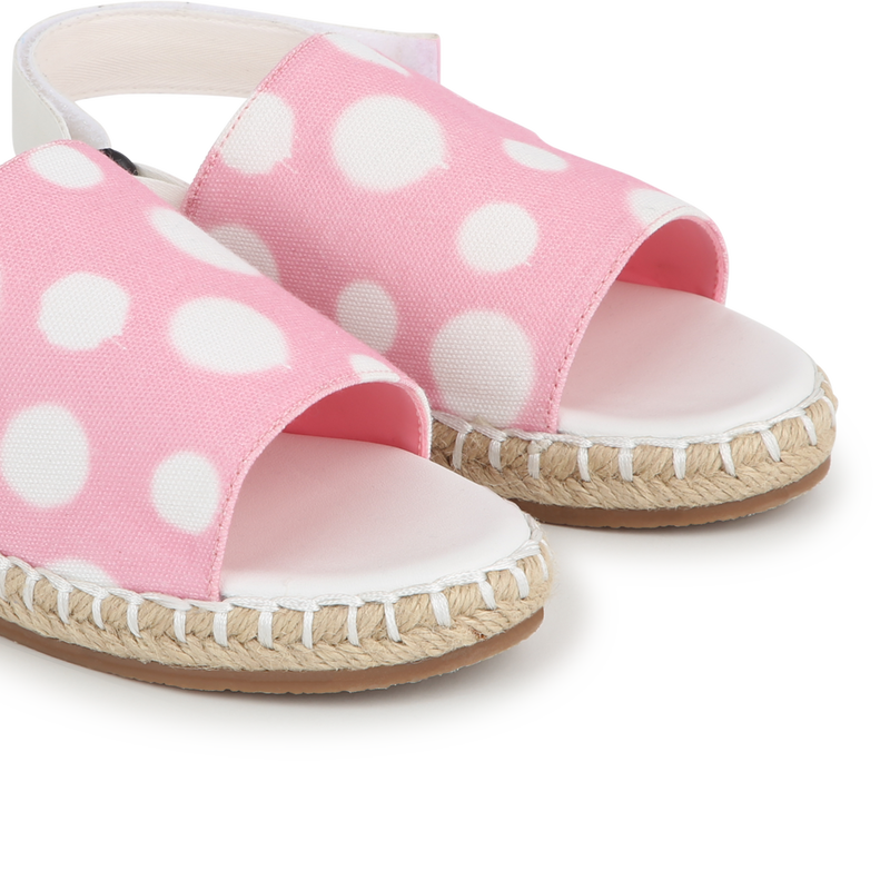 Espadrilles ouvertes à pois THE MARC JACOBS 
                    FILLE