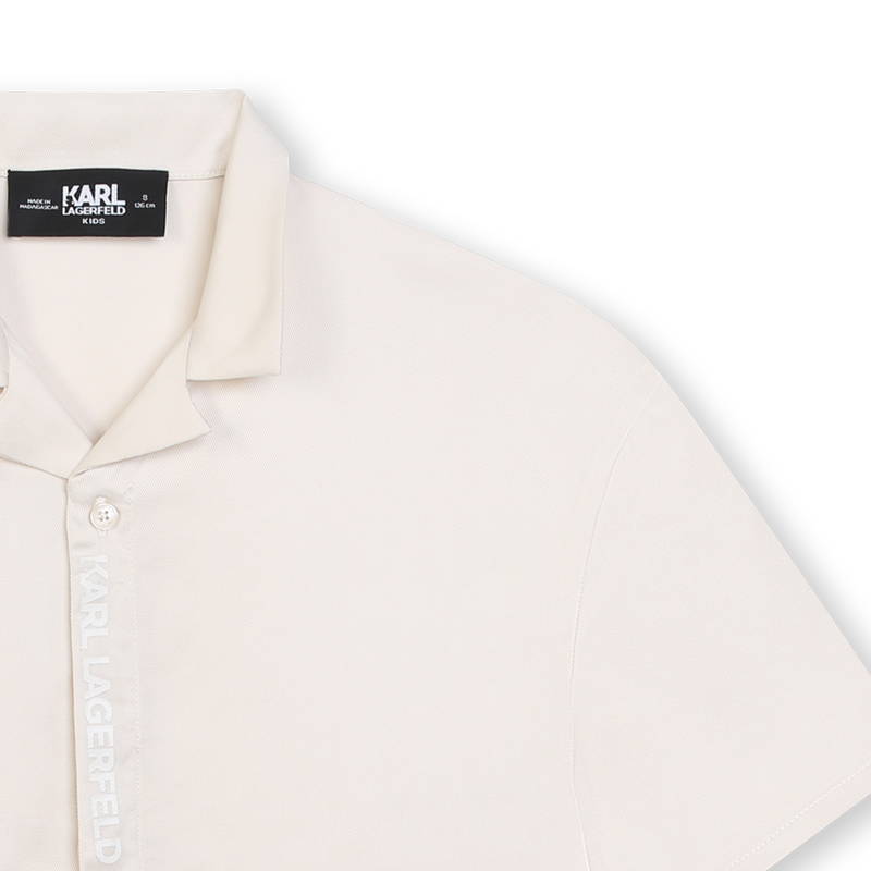 Chemise à manches courtes KARL LAGERFELD KIDS 
                    GARCON