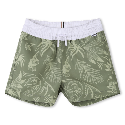 Short de bain &agrave; motifs BOSS GARCON
