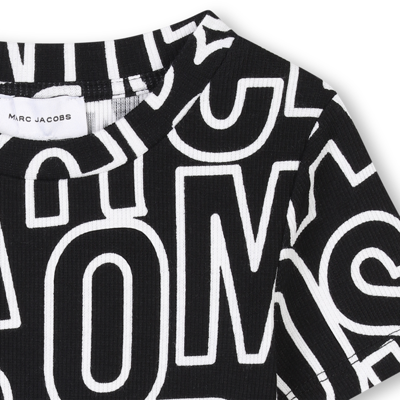 T-shirt court imprim&eacute; MARC JACOBS 
                        FILLE