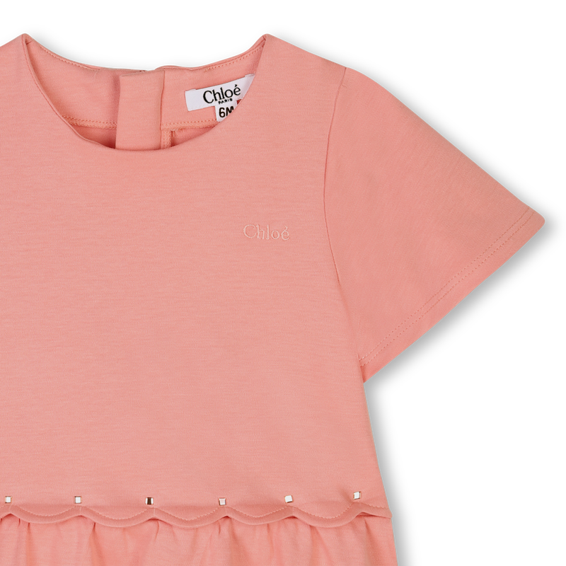 Robe évasée avec festons CHLOE 
                    FILLE