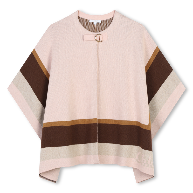 Cape avec rayures multicolores CHLOE 
                    FILLE