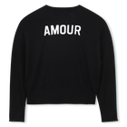 Pull col V dos contrast&eacute; ZADIG & VOLTAIRE 
                    FILLE