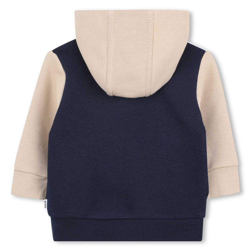 Cardigan &agrave; capuche en molleton BOSS 
                        GARCON