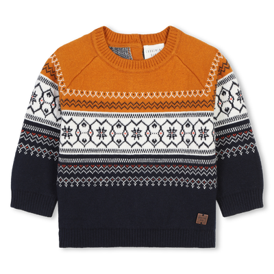 Pull en jacquard CARREMENT BEAU GARCON