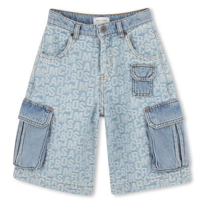 Bermuda multipoche en jean MARC JACOBS GARCON