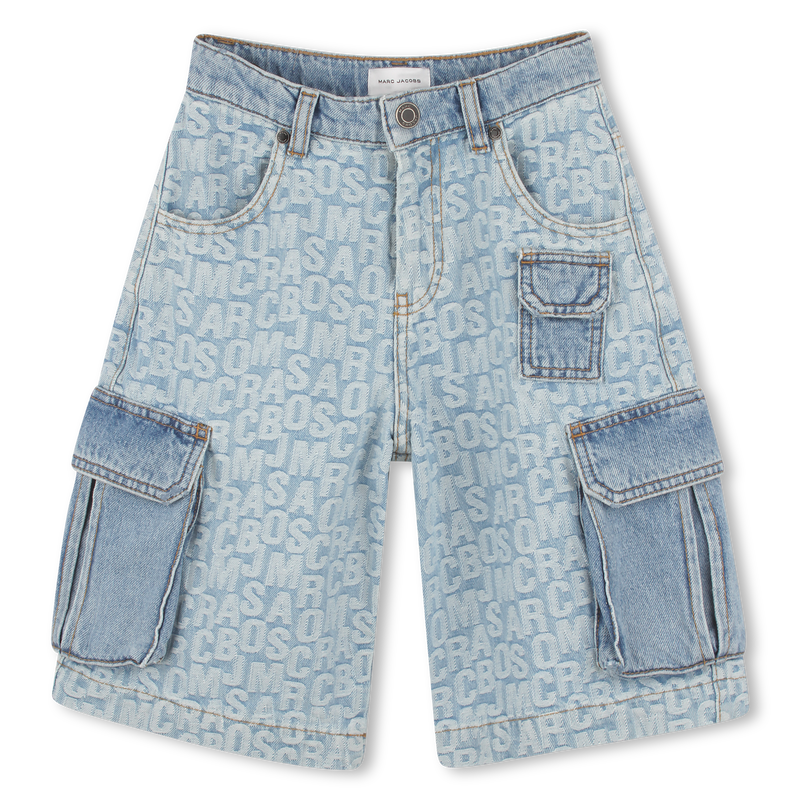 Bermuda multipoche en jean MARC JACOBS 
                        GARCON