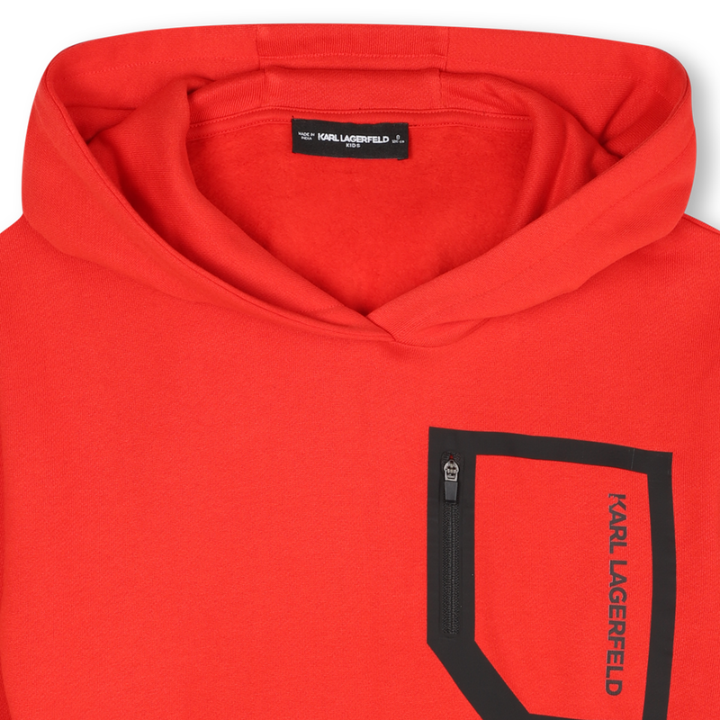 Sweat-shirt à capuche KARL LAGERFELD KIDS 
                    GARCON