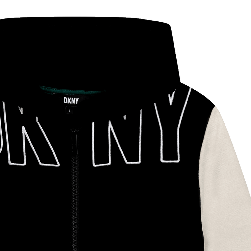 Cardigan molletonné à capuche DKNY 
                    GARCON