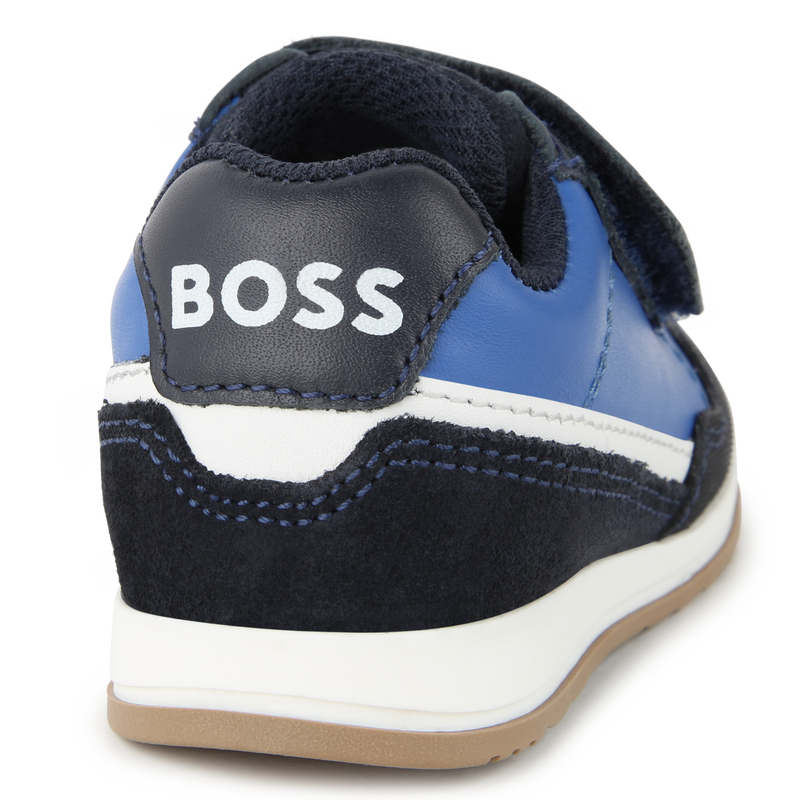 Baskets  en cuir de vachette BOSS 
                    GARCON