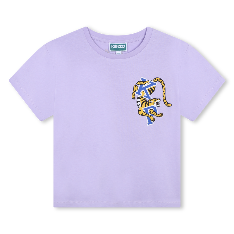 T-shirt coton manches courtes KENZO KIDS 
                    FILLE