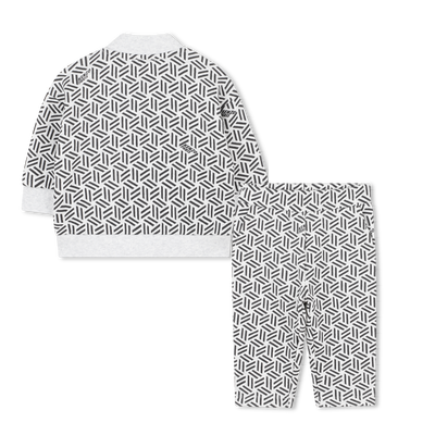 Ensemble cardigan et pantalon KENZO KIDS GARCON