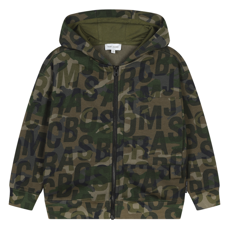 Cardigan à capuche en molleton THE MARC JACOBS 
                    UNISEXE