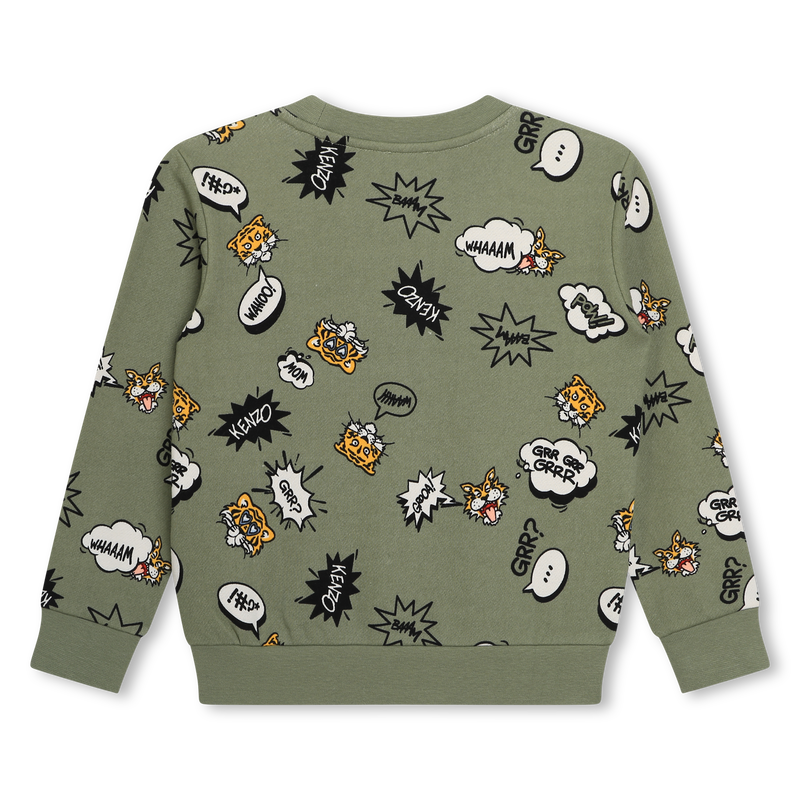 Sweat-shirt imprimé molletonné KENZO KIDS 
                    GARCON