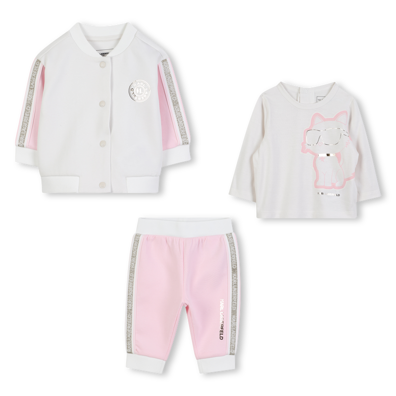 Ensemble jogging 3 pièces KARL LAGERFELD KIDS 
                    FILLE