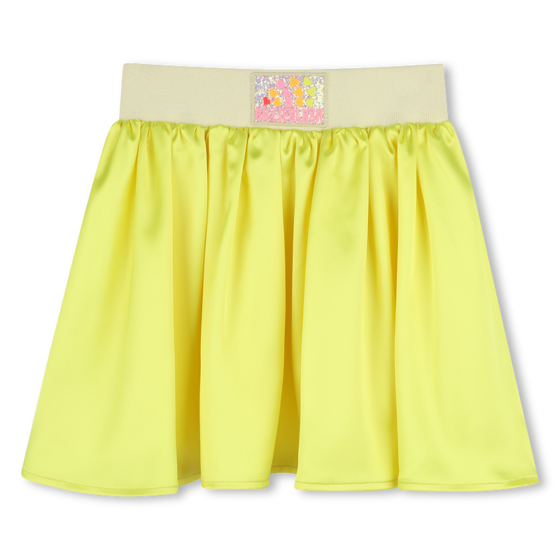 Jupe satinée avec badge BILLIEBLUSH 
                    FILLE