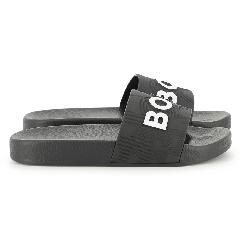 Claquettes avec sigle BOSS 
                    GARCON