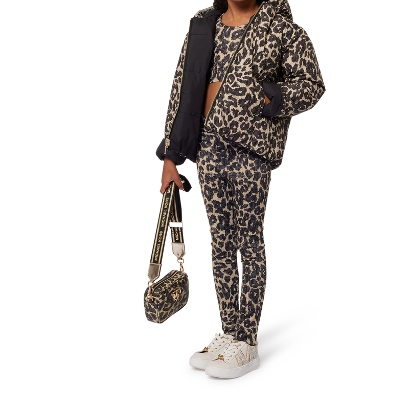 Legging imprim&eacute; animalier MICHAEL KORS 
                        FILLE