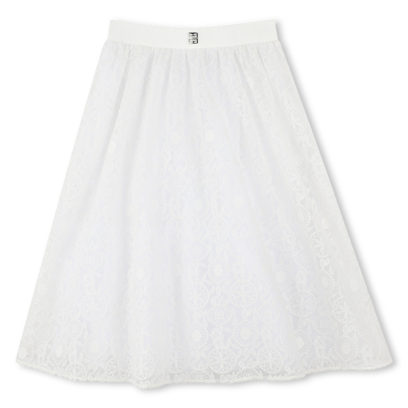 Jupe évasée brodée GIVENCHY 
                    FILLE