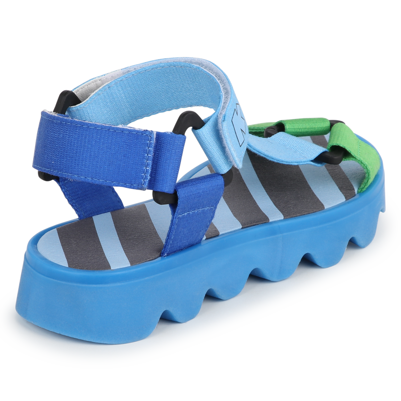 Sandales à boucle et bande auto-agrippante KENZO KIDS 
                    UNISEXE