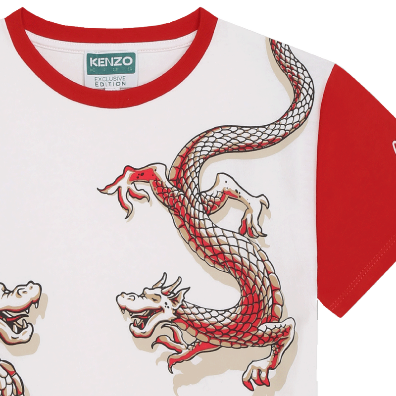 T-shirt imprimé dragon KENZO KIDS 
                    UNISEXE