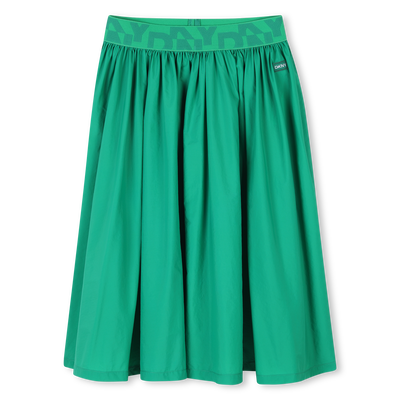 Jupe midi à taille élastiquée DKNY FILLE