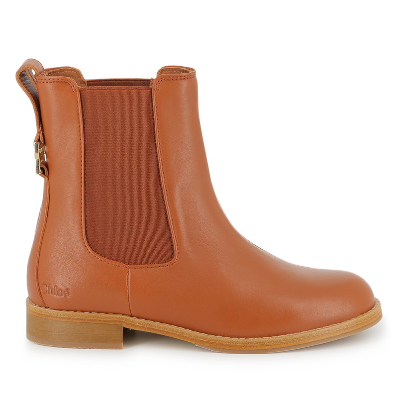 Bottines en cuir de vache CHLOE 
                    FILLE