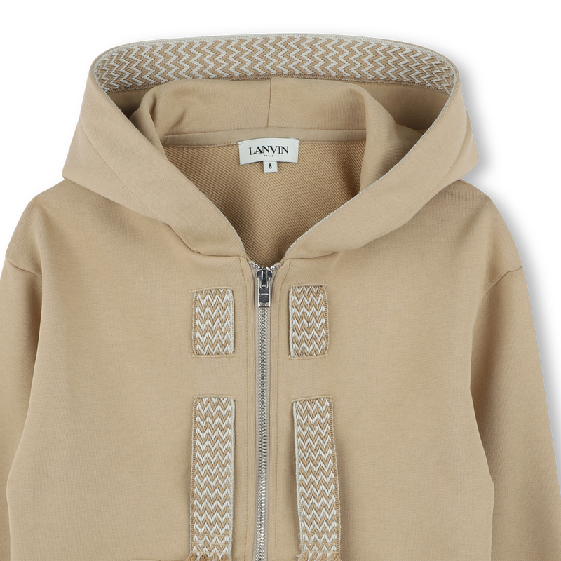 Cardigan en molleton LANVIN 
                    GARCON