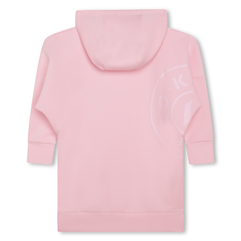 Robe sweat-shirt avec sigle KARL LAGERFELD KIDS 
                    FILLE